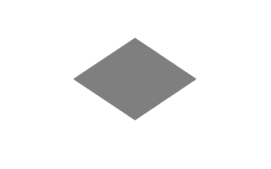 Aluminum Single Crystal Substrate: <100>, 10x10x1.0 mm, 1 side polished - mcALa101010S1