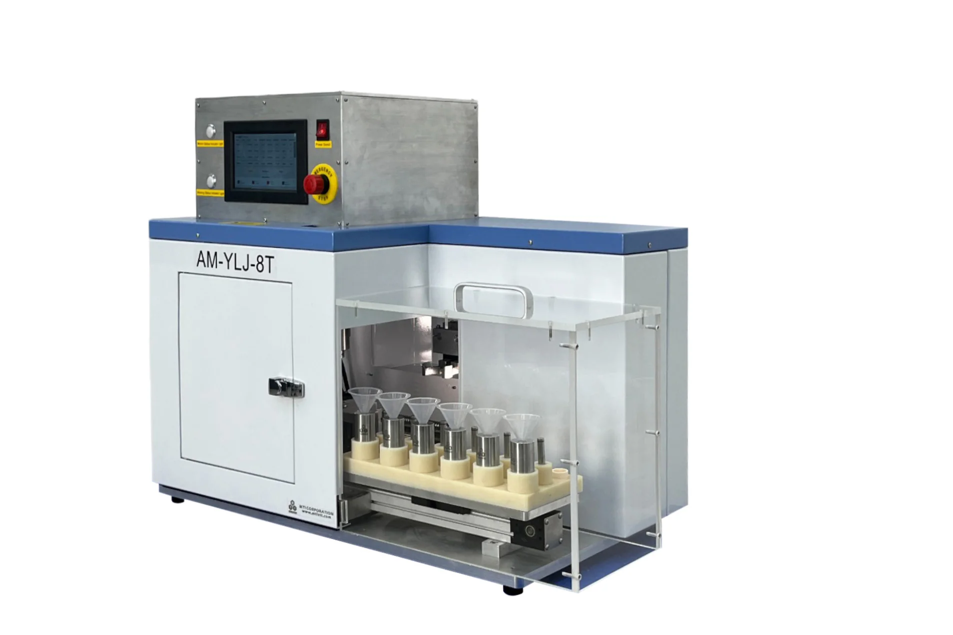 Automated Pellet Pressing System up to 6 set 10 mm ID Dies up to 8T) - AM-YLJ-8T - Image 4