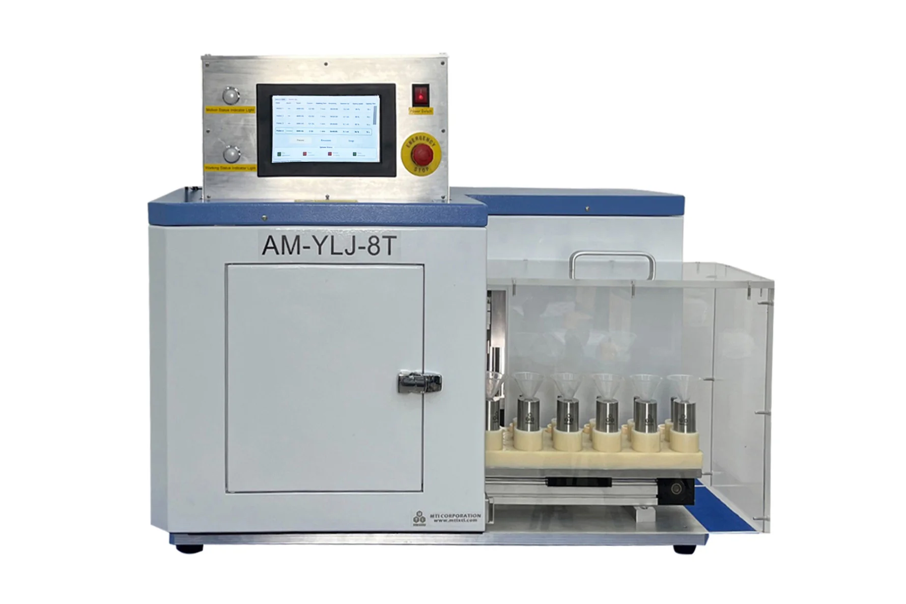 Automated Pellet Pressing System up to 6 set 10 mm ID Dies up to 8T) - AM-YLJ-8T - Image 6