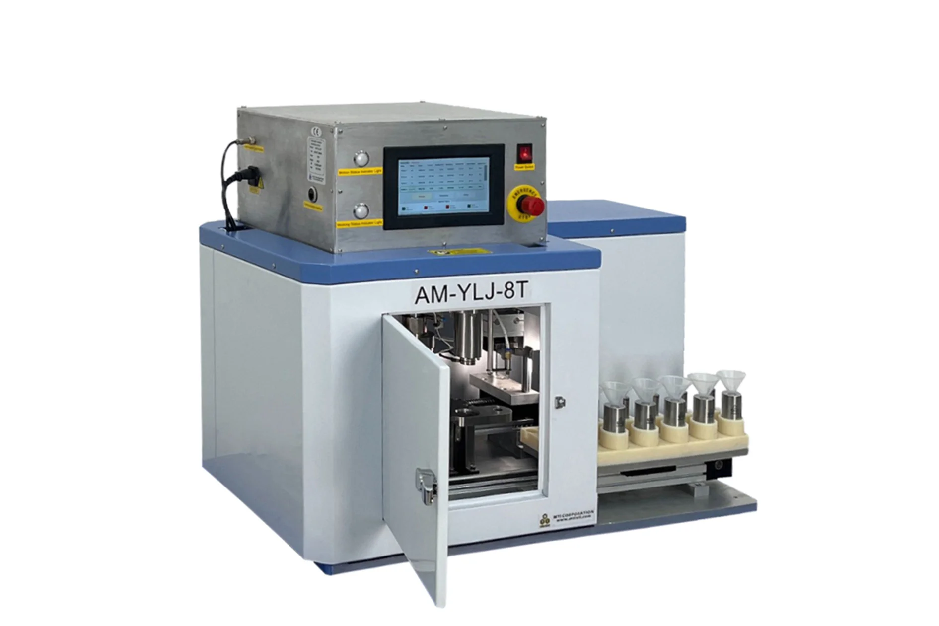 Automated Pellet Pressing System up to 6 set 10 mm ID Dies up to 8T) - AM-YLJ-8T - Image 7