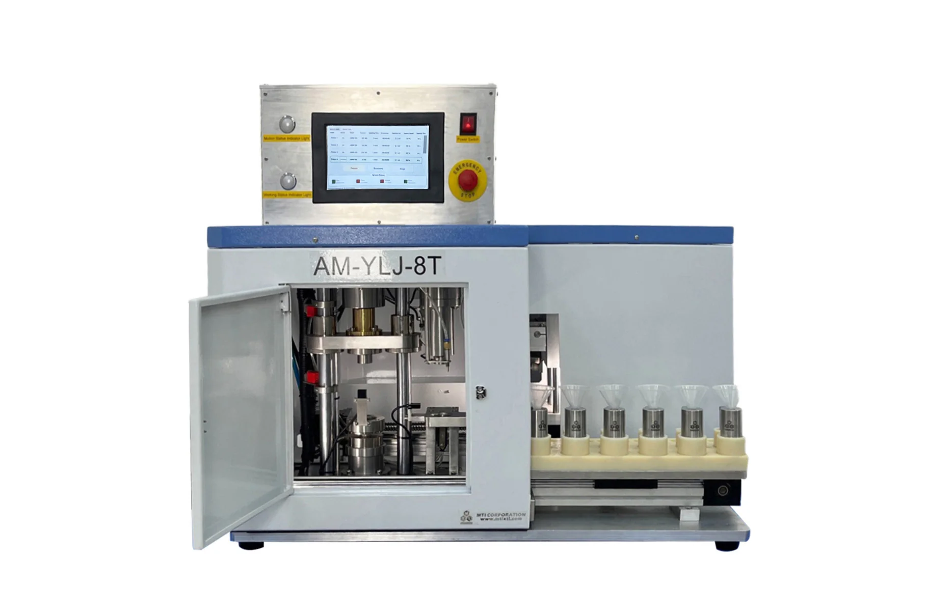 Automated Pellet Pressing System up to 6 set 10 mm ID Dies up to 8T) - AM-YLJ-8T - Image 8