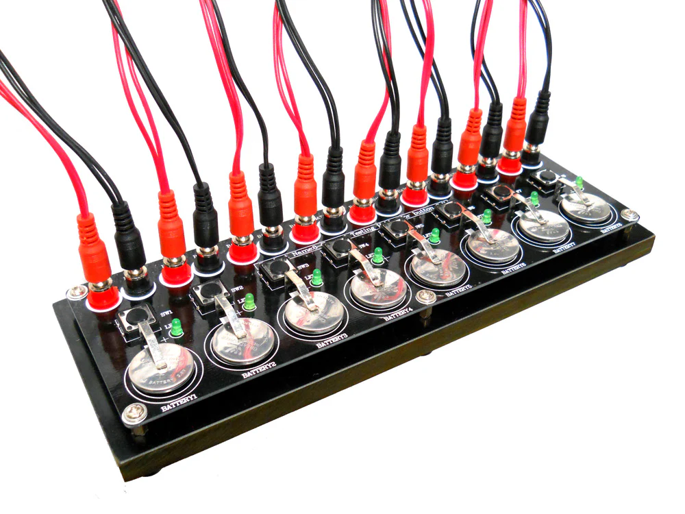8 Channels Coin Cell Testing Board with Cable & Optional Connector for BST8 Series Battery Analyzers - BC8C - Image 2