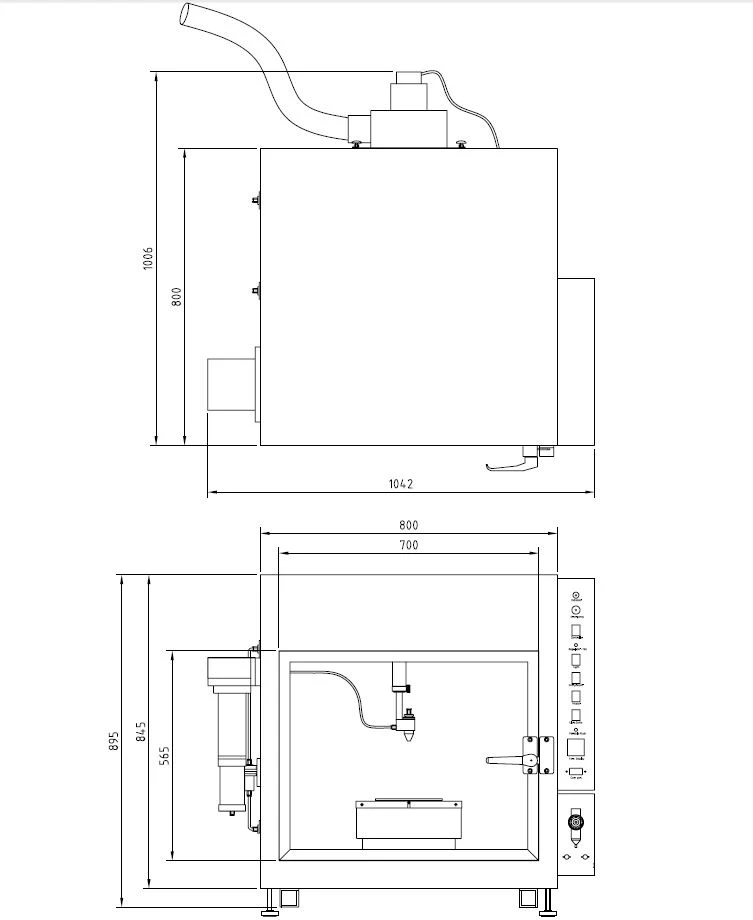 Bench-Top Ultrasonic Spray Pyrolysis Coating Unit with 6"x6" Heating Plate up to 500C - MSK-USP-02 - Image 3
