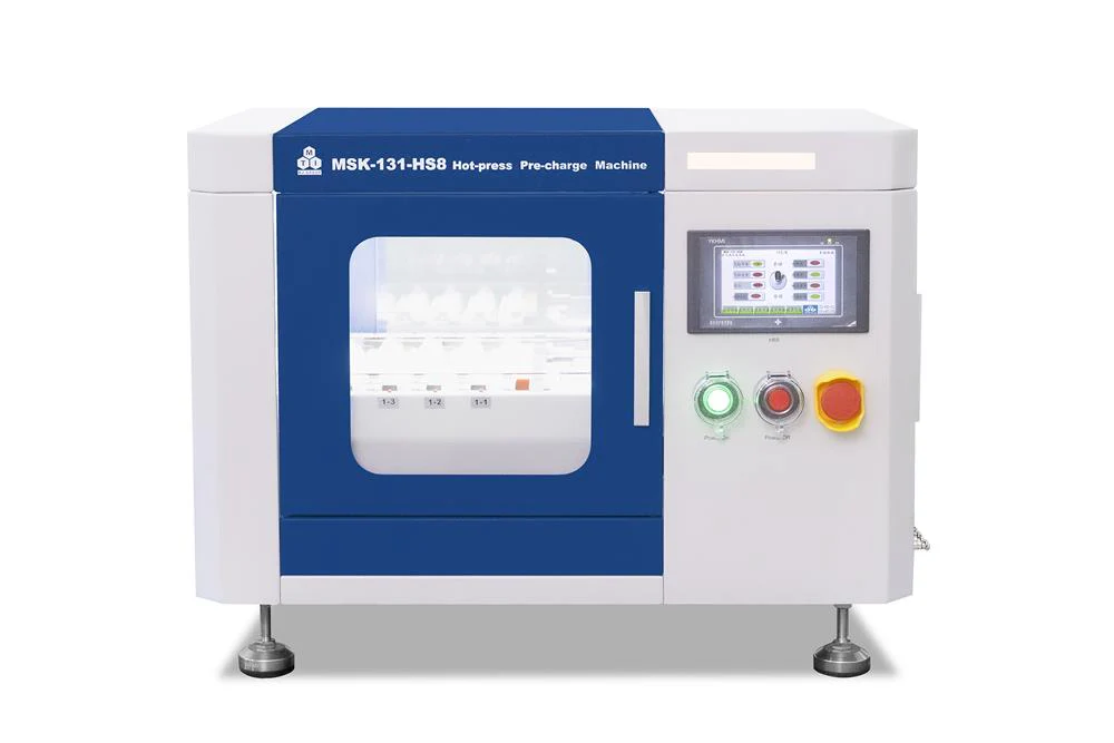 8-channel Hot Press Machine for Pouch Cell SEI Formation (Max. 120*80 mm, One-Side Tabs, 1T, 90°C ) - MSK-131-HS8 - Image 2