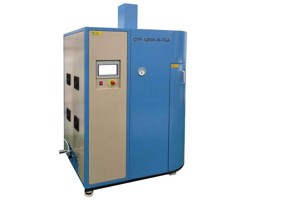 Customized TGA Vacuum and Atmosphere Controlled Tube Furnace optional 1200 - 1700C - OTF-X-TGA - Image 3