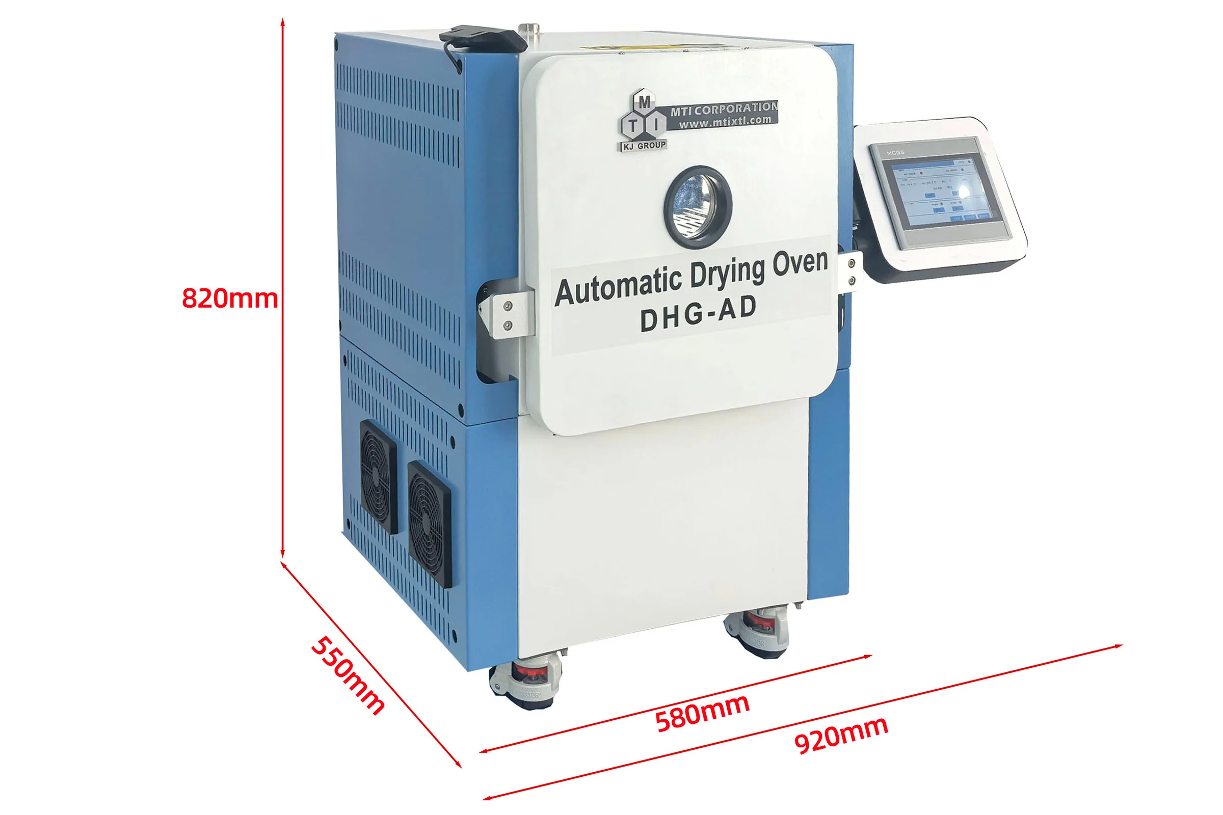 Automatic-Door Convection Drying Oven (12" x 12' x 10", 11 L, 200 °C) w/ Touchscreen - DHG11AD - Image 4
