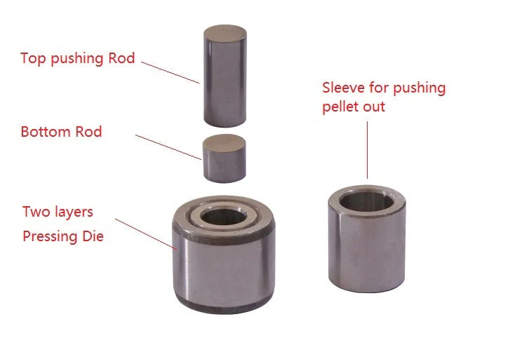 Small 10 mm I.D. Dry Pellet Pressing Die For Hi-throughput Pressing - Die-10S
