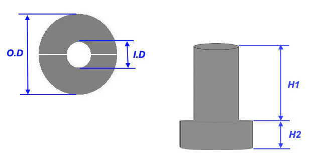 Fiber Alumina Tube Adaptor for OTF1200X Tube Furnace of 60mm Processing Tube (A Pair) - F-adaptor-D60 - Image 2