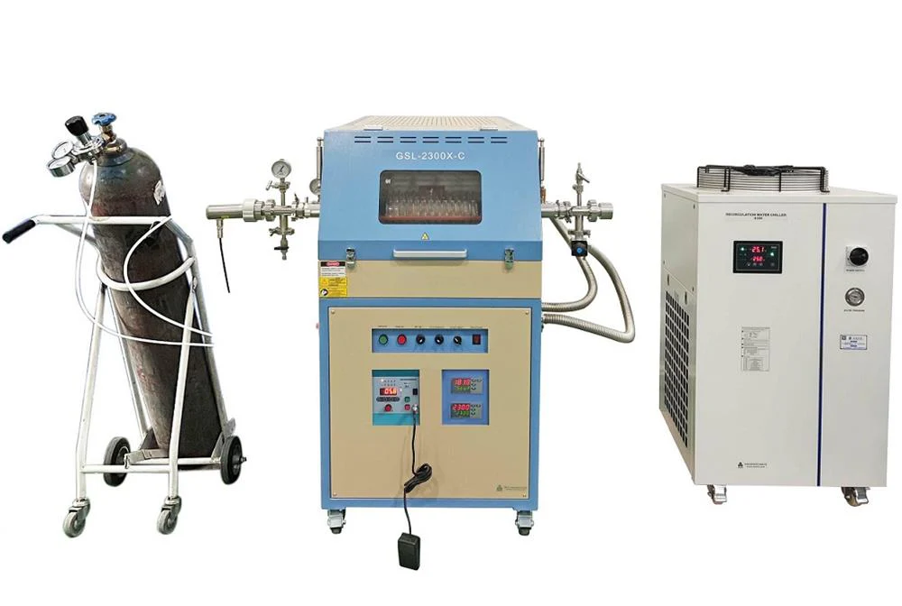 2300ºC Max. Induction heated Tube Furnace (30 mm ID Graphite Tube) with IR Temp.-Controlled - GSL-2300X-C - Image 3