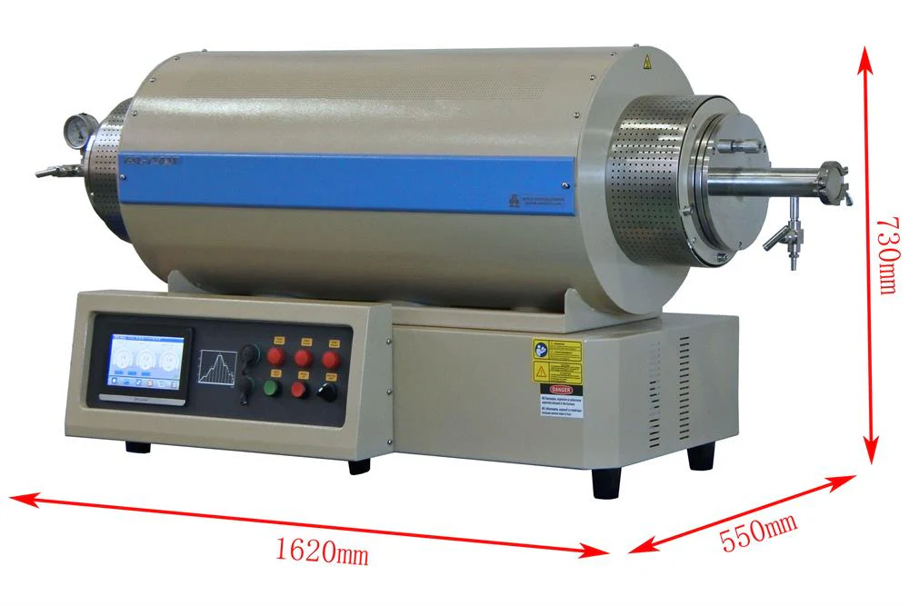 1200°C max. 3-Zone Tube Furnace( 6" OD Max) with Tube & Flange - GSL1200XIII6 - Image 2