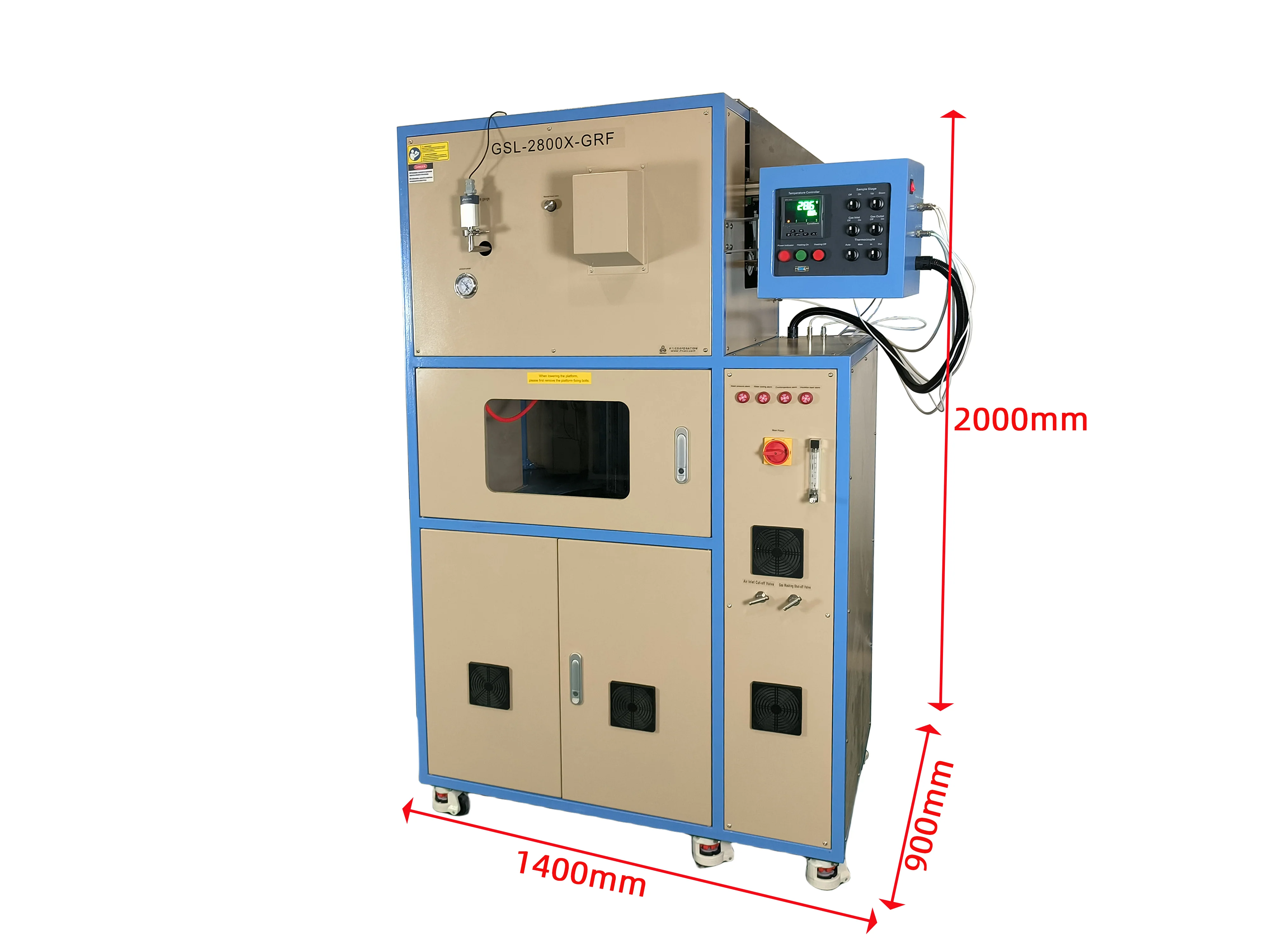 2800°C Graphitization Chamber Furnace - GSL-2800-GRF - Image 4