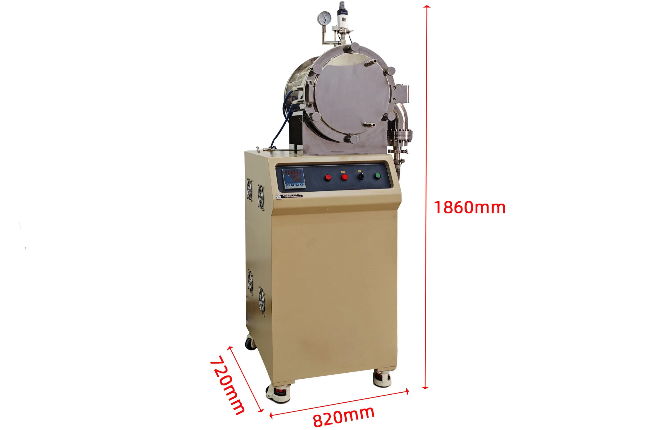 1400°C Cold Wall High Vacuum Chamber Furnace (Ø100×120 mm) - HVF-1400X-CW - Image 3
