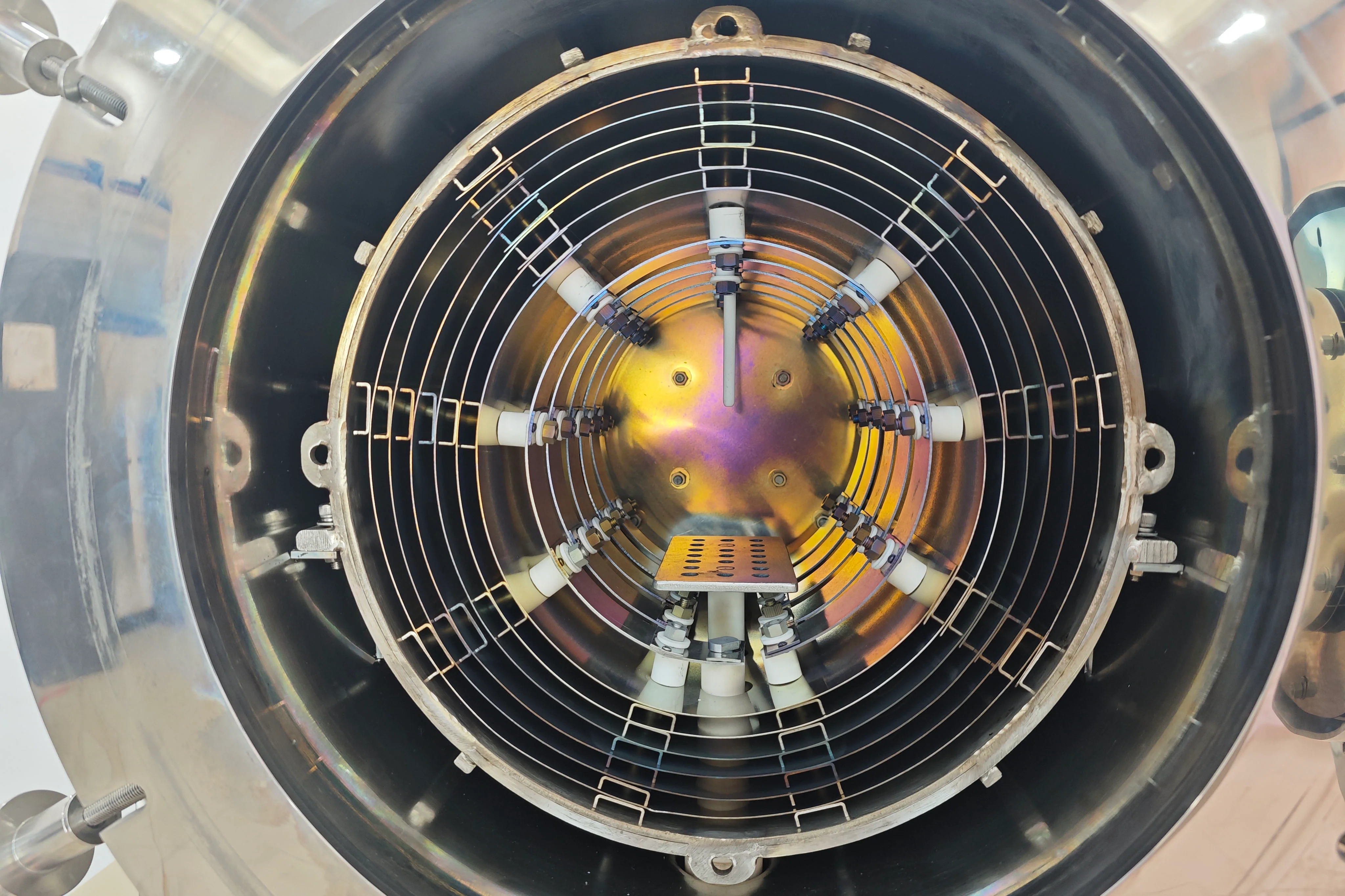1400°C Cold Wall High Vacuum Chamber Furnace (Ø100×120 mm) - HVF-1400X-CW - Image 4