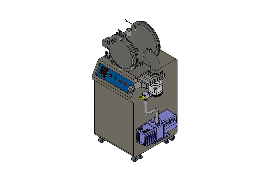 1400°C Cold Wall High Vacuum Chamber Furnace (Ø100×120 mm) - HVF-1400X-CW - Image 6