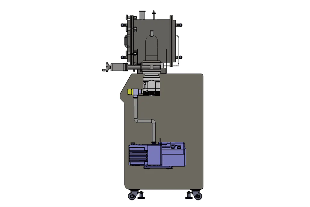 1400°C Cold Wall High Vacuum Chamber Furnace (Ø100×120 mm) - HVF-1400X-CW - Image 7