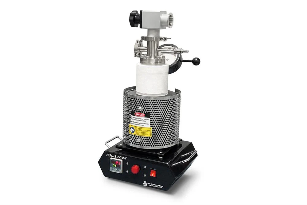 1100C Compact Top-loading Vertical Vacuum Tube Furnace - KSL-1100X-HV - Image 3
