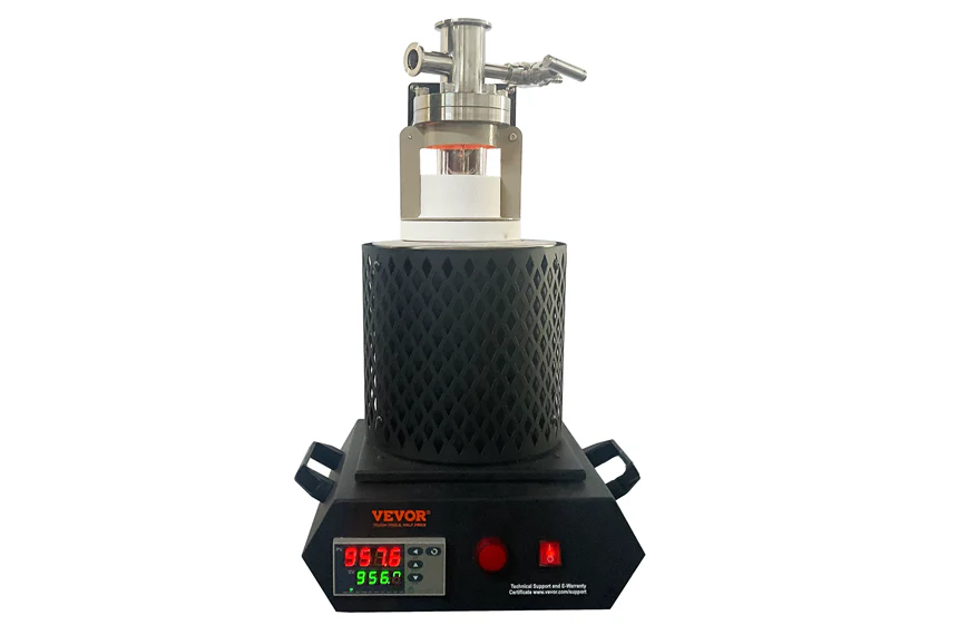1100C Compact Top-loading Vertical Vacuum Tube Furnace - KSL-1100X-HV - Image 4