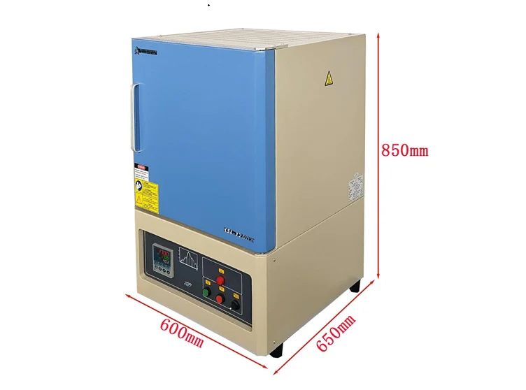 1700C Large Bench-Top High Temperature Muffle Furnace, 10" x 10" x 12" (19L) - KSL-1700X-A3 - Image 3