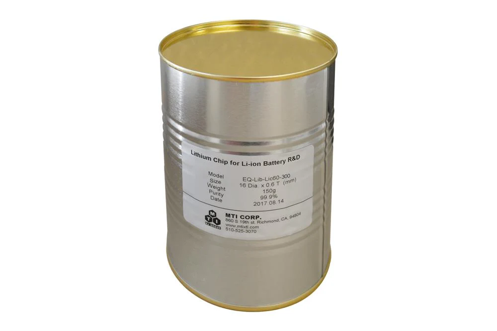Lithium-Boron (Li-B) Alloy Chip with D16 mm x T0.6 mm as Anode of Li-ion Battery,  150pcs / bottle - Lib-LiBC - Image 2