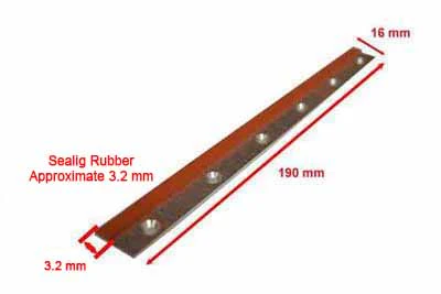 Sealing Rubber Replacement Part for Heating Sealer MSK140 - MSK140SS - Image 2