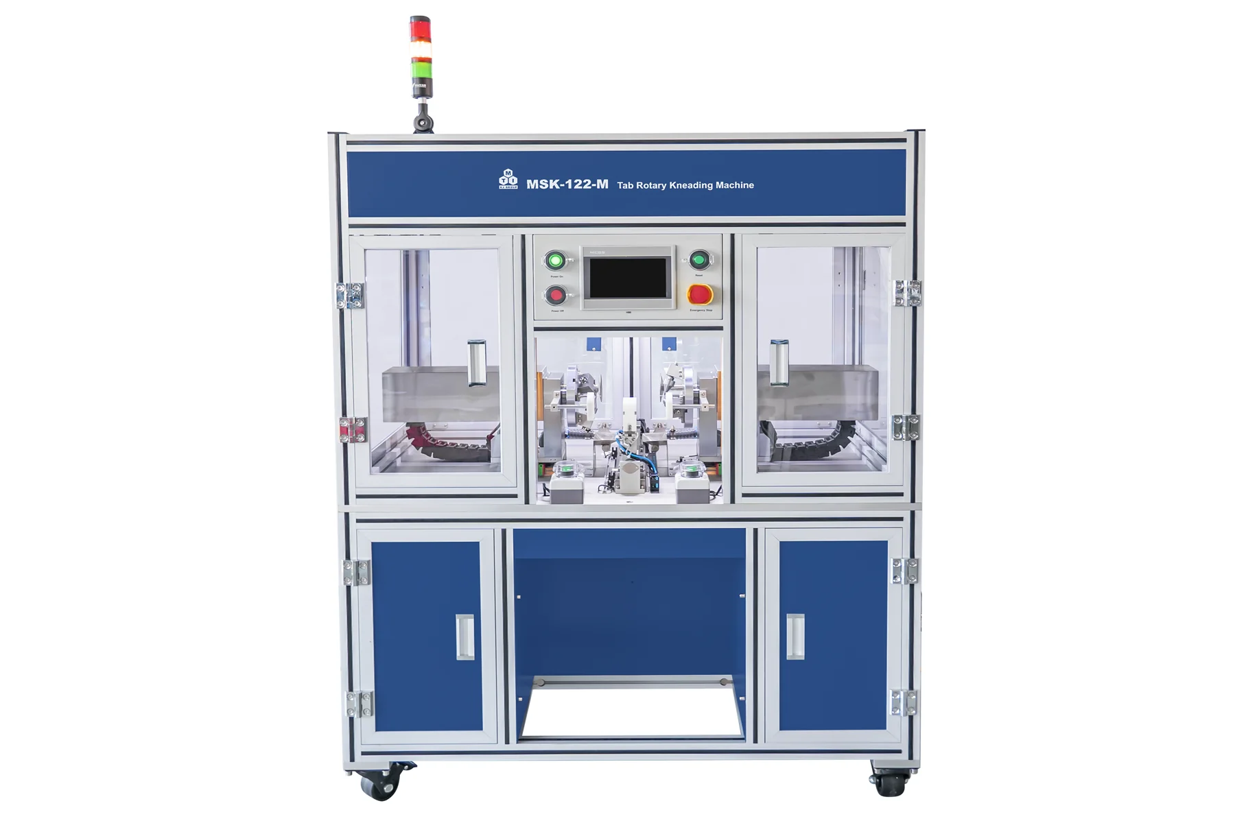 Mechanical Kneading Machine for Large Cylindrical Cells with Tabless Structures (L: 65-150 mm, D: Φ18-Φ60mm) - MSK-122-M - Image 2