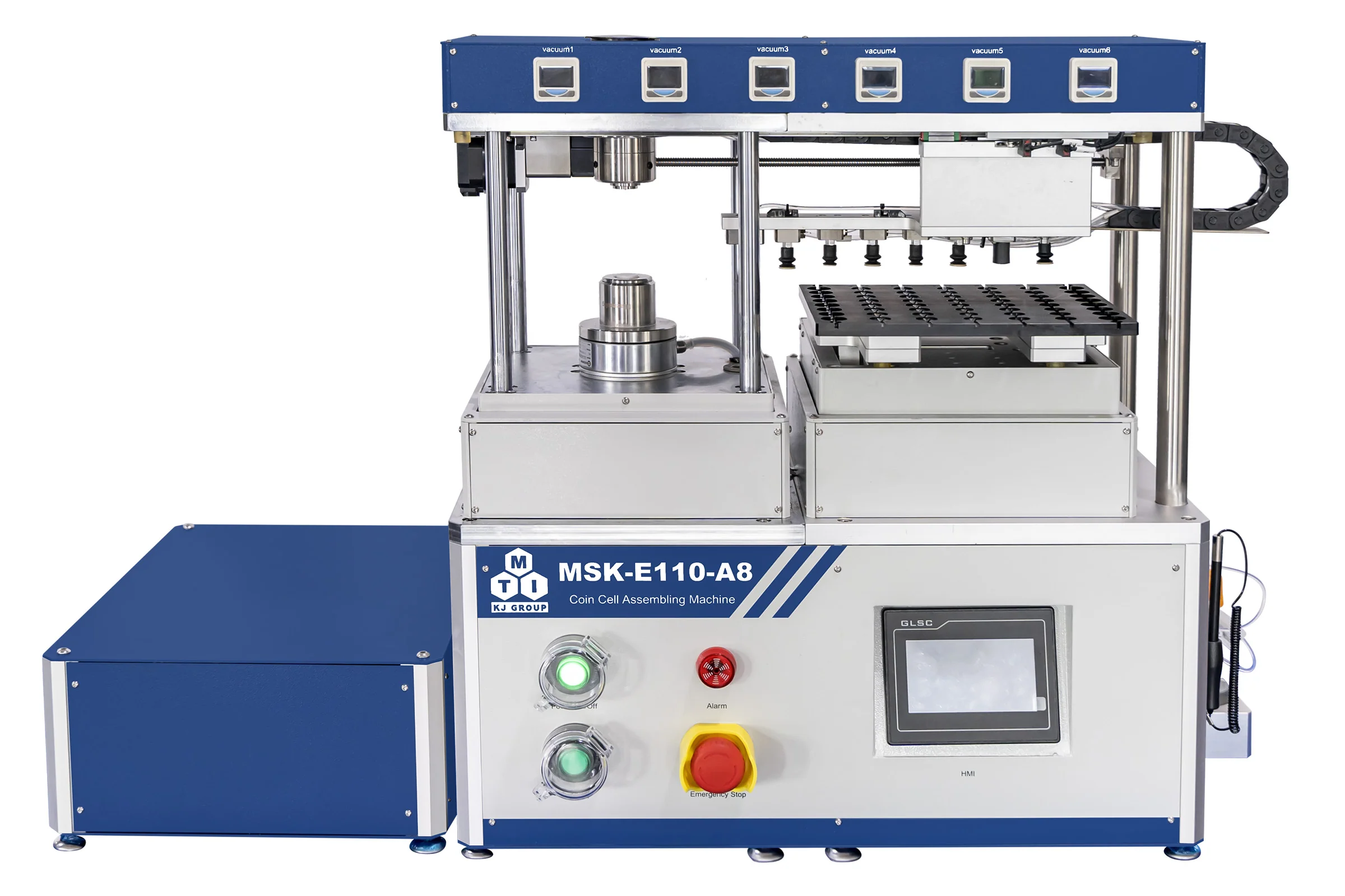 8-Channel Automatic Coin Cell Assembling Machine (Glovebox-Compatible) - MSK-E110-A8 - Image 2
