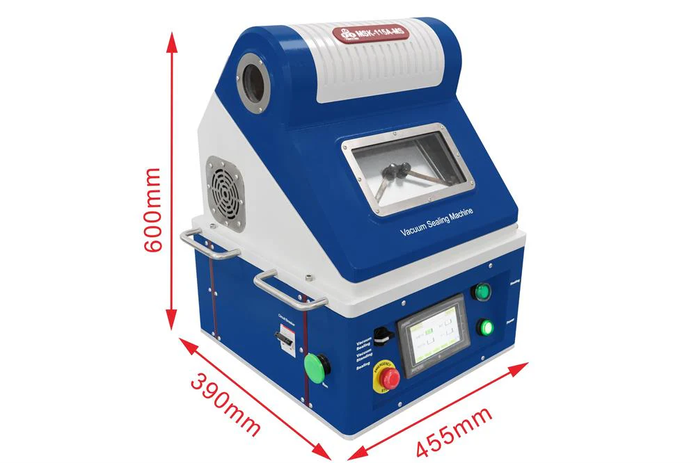 4-in-1 Sealer for Top/Side & Vacuum Standing, Sealing, & Purging for Pouch Cell (180x160mm) - MSK-115A-MS - Image 4