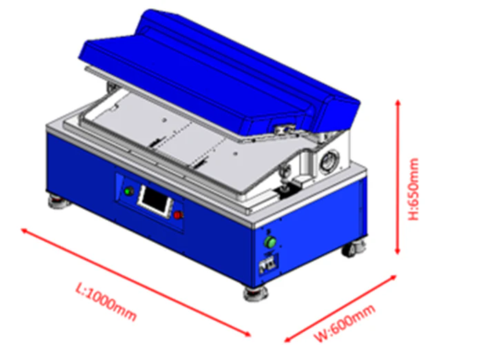 Large Multi-Functional Vacuum Sealer For Pouch Cell (680x350x20mm) - MSK-115B-H700