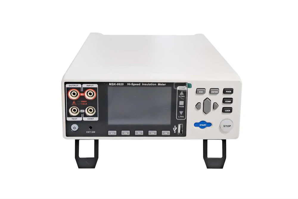 Precise Insulation Resistance Tester for Hi-Pot Measurement of Batteries (0 - 4000M) - MSK-9920
