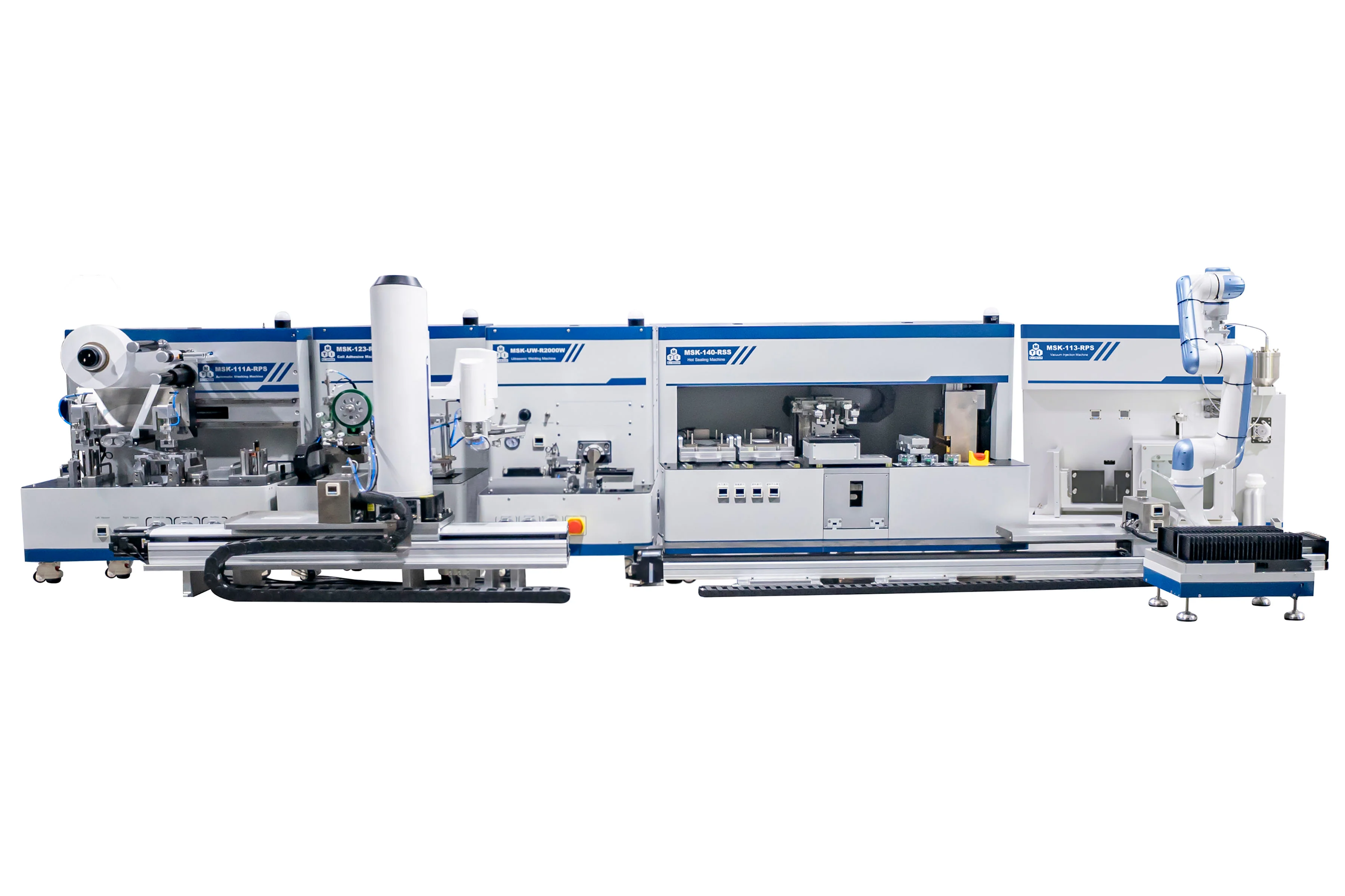 Lab-Scale Automatic Multiple-Layers Pouch Cell Assemble Line for Battery R&D - MSK-BPE-MS