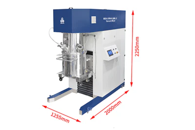 60L or 200L Planetary Vacuum Mixer with Vacuum Pump and Water Chiller - MSK-SFM-60L - Image 5