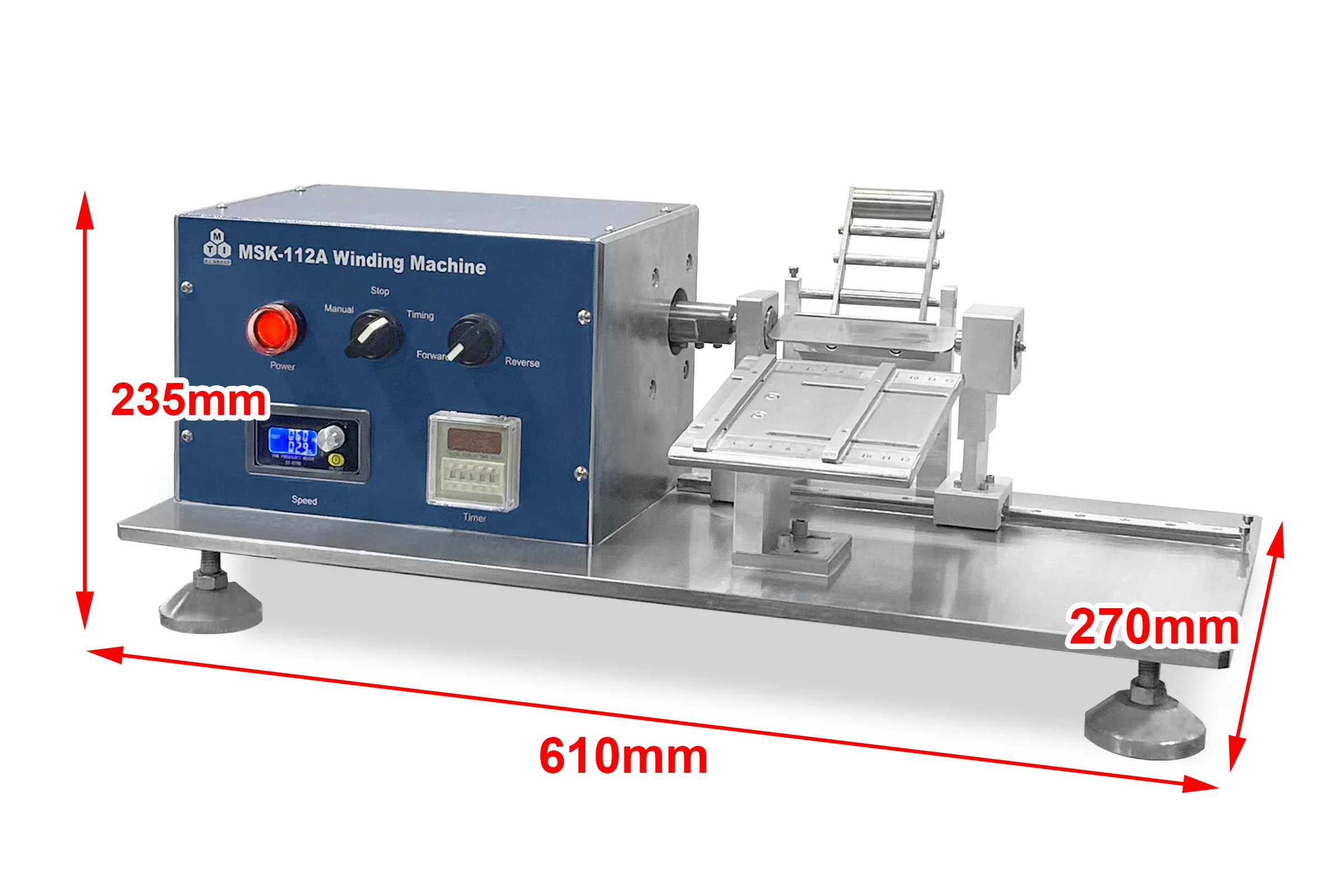 Manual Winding Machine for Electrodes of Pouch Cell - MSK112A-P - Image 3