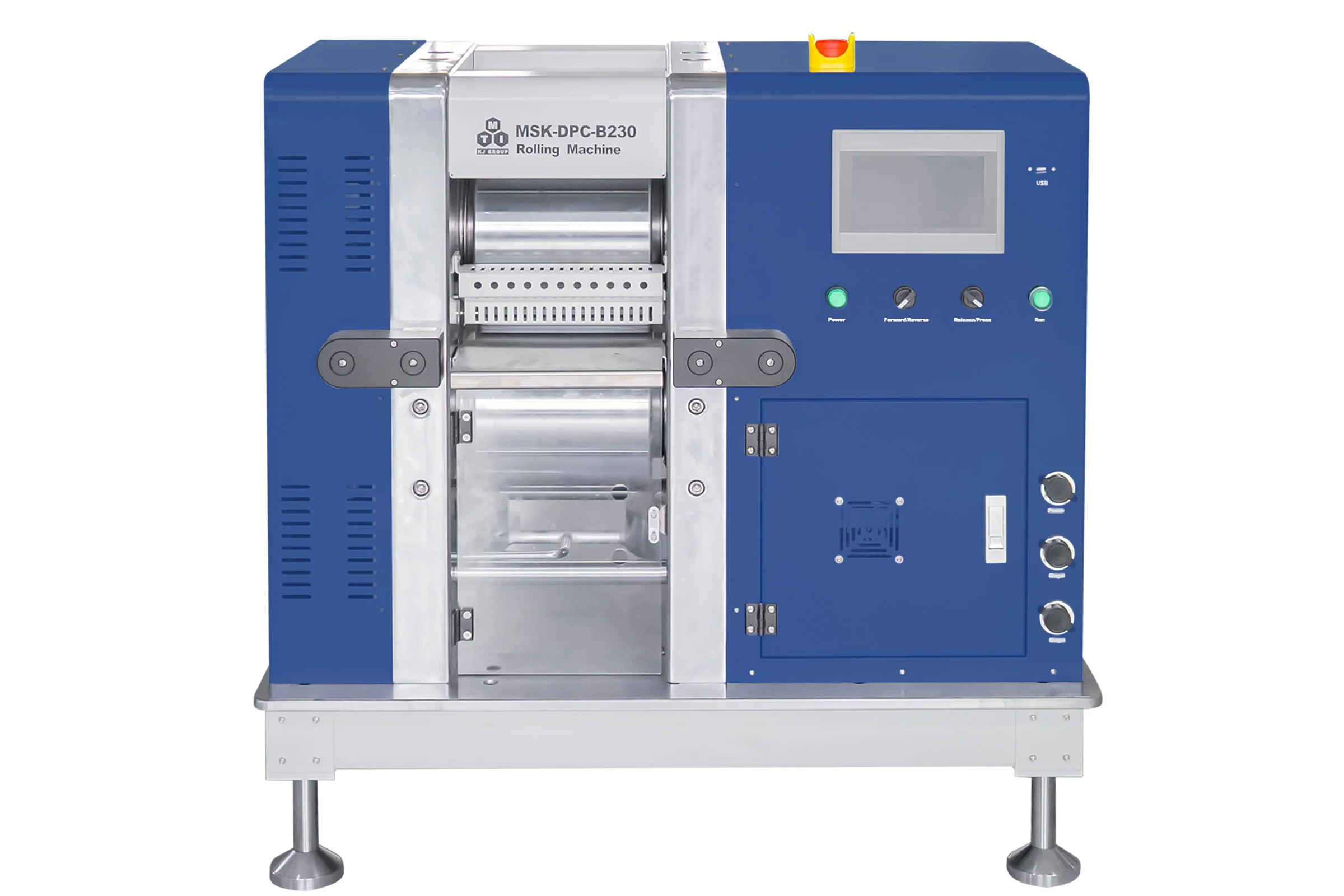 80T Max. Pressure Controlled Rolling Machine (9" Dia. x 8.6" W) for Battery Electrodes & R2R as Option - MSKDPCB230 - Image 2