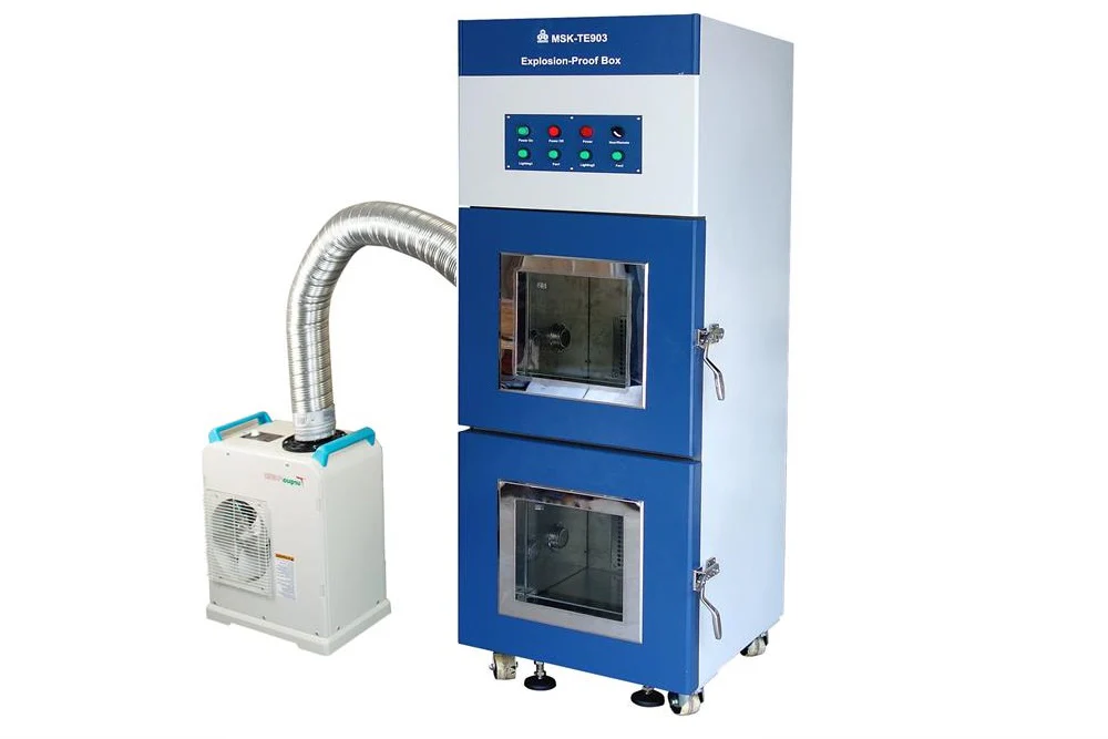Dual Explosion-Proof Box for Constant Temp. Battery Test (20"x20"x20", 125L, RT- 46oC) - MSK-TE903-AC - Image 2
