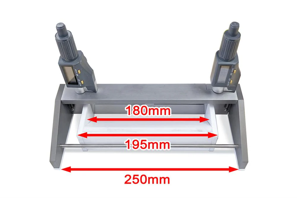 Digital Micrometer Adjustable Film Applicator - 250mm with PTFE Slurry Slot (180mm Coating Width) - SEKTQ250D-SR - Image 2