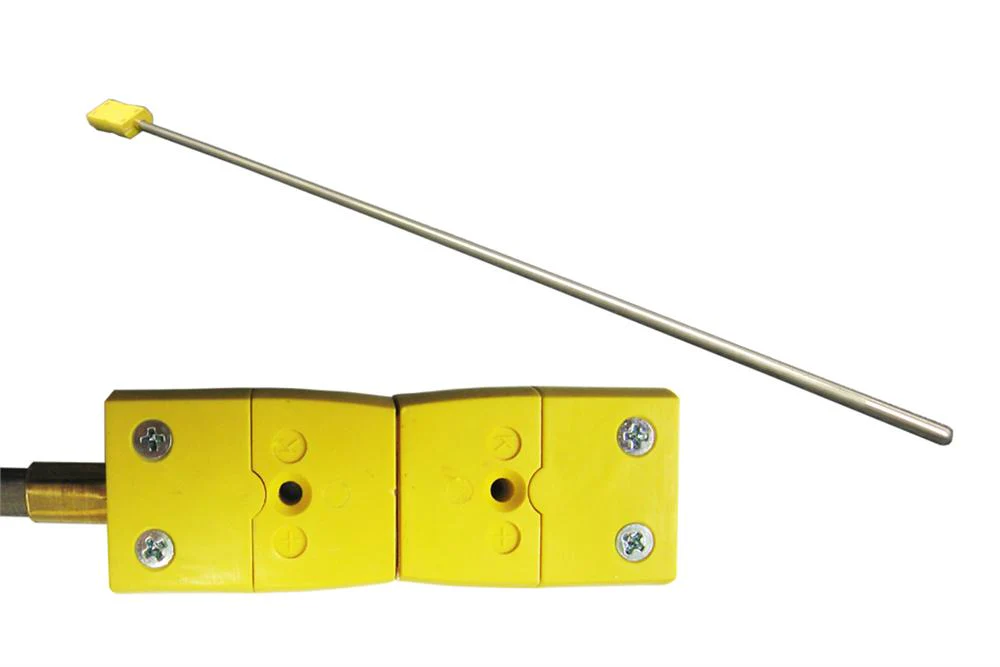 Thermocouple: K type 1/4"OD x 48" L with Alloy sheath and Male Plug for Calibration - TCK48S