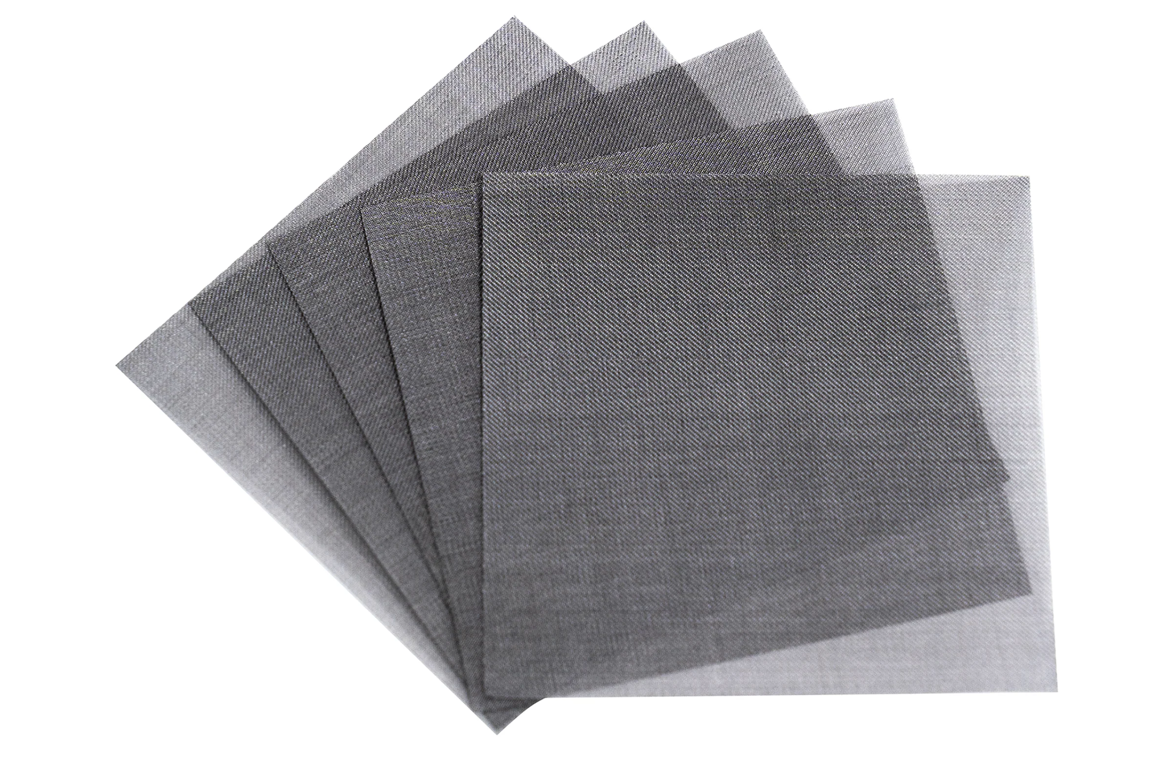 Titanium (Ti) Mesh (100 mm L x 100 mm W x 0.2 mm T) as Cathode Current Collector for Zinc-Ion Battery, 20 pcs/pack,   MF-Ti200net