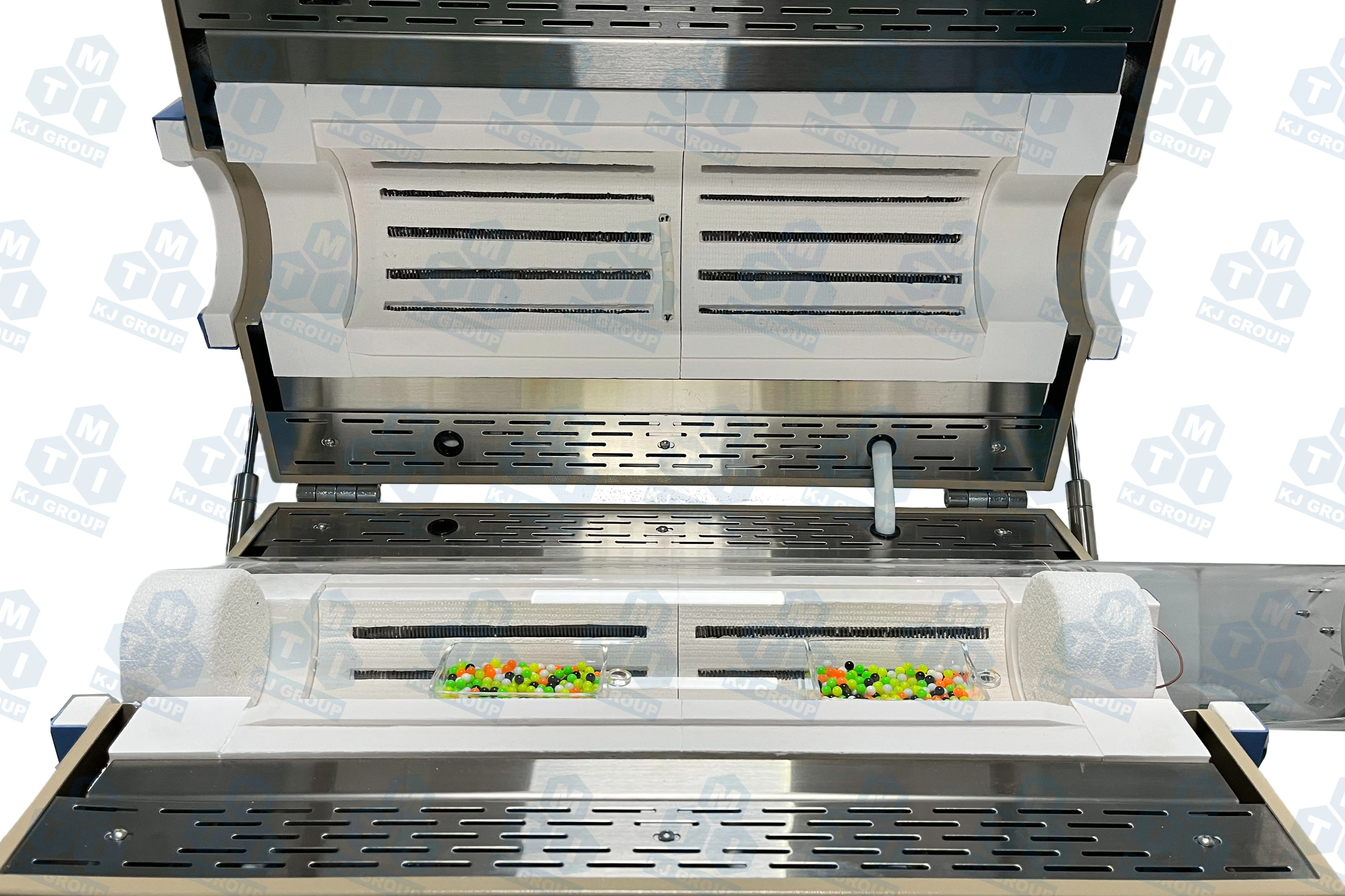 Glovebox with 1 PPM purification and Three 1200°C Max. Tube Furnaces - OTF2-VBF-GB - Image 4