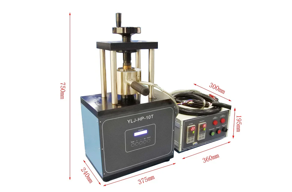 10T Electric Mechanic Press with WC Heating Dies (550ºC Max) - YLJ-HP-10T - Image 4